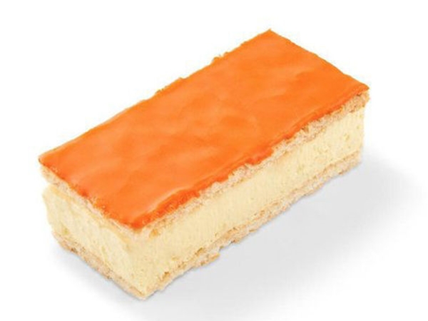 Oranje gele room Tompouce